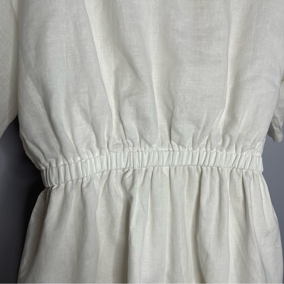 Fayt The Label Zephyr Linen Playsuit White - Picture 7 of 15